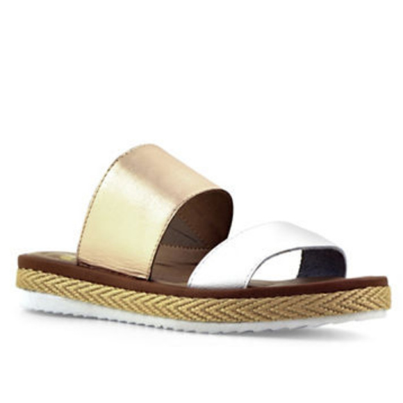NTW Royal Canadian June Leather Espadrille Sandals - Picture 1 of 8